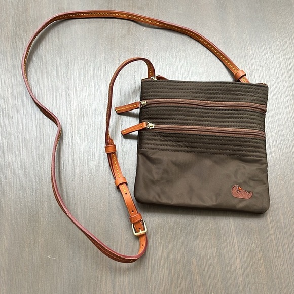 Dooney & Bourke Handbags - Dooney & Bourke Cross body bag Purse Nylon Tripple Zip North South